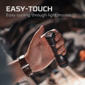 NEBO Newton 500 lm Black LED Flashlight AAA Battery - Image 4