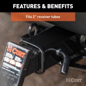 CURT Trailer Hitch Pin & Clip with Vinyl-Coated Grip, 5/8-Inch Diameter - Image 5