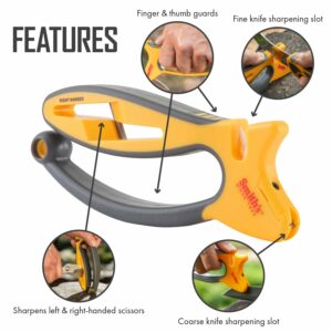 Smith's 8 in. Carbide/Ceramic Hand Held Knife and Scissor Sharpener 1,500 Grit - Image 6