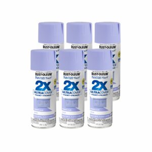 Rust-Oleum Painter's Touch 2X Satin French Lilac Spray Paint 12 oz (Case of 6)