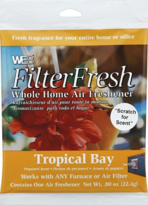 Web FilterFresh Tropical Bay Scent Air Freshener 0.8 oz Gel