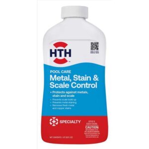 HTH Pool Care Liquid Metal & Stain Control 32 oz