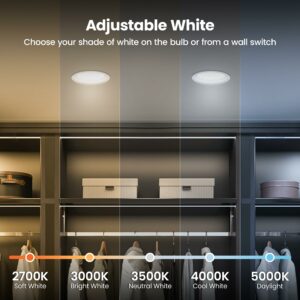 Feit Enhance PAR30 E26 (Medium) LED Bulb Adjustable White 75 Watt Equivalence 2 pk - Image 3