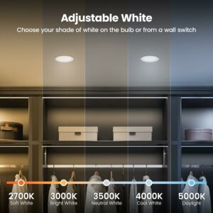 Feit PAR20 E26 (Medium) LED Floodlight Bulb Adjustable White 50 Watt Equivalence 2 pk - Image 4