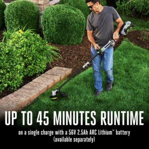 EGO POWER+ String Trimmer, Battery Powered, 16" Trimmer for Weeds and Grass with POWERLOAD, Telescopic Carbon Fiber Shaft - Image 5