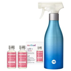 Method Pink Grapefruit Scent Cleaner Starter Kit Liquid 1 oz (Case of 3)