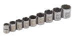 Craftsman 21 mm X 3/8 in. drive Metric 12 Point Standard Socket Set 9 pc USA!
