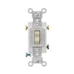 Leviton 20 amps 3-Way Toggle AC Quiet Switch Ivory