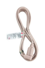 Major Appliance Cord Right-Angle T Blade Plug  Extension Cords Beige