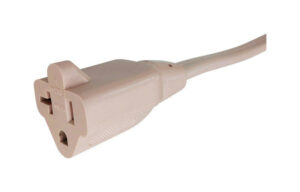 Major Appliance Cord Right-Angle T Blade Plug  Extension Cords Beige - Image 3