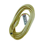 Outdoor 25 ft. L Beige Extension Cord 16/3 SJTW