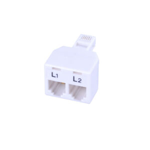 Monster Cable In-Line Coupler Modular 4 Conductor White - Image 2