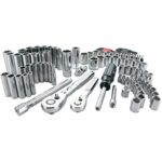 Craftsman 1/4 and 3/8 in. drive Metric and SAE 6 Point Mechanic's Tool Set 105 pc