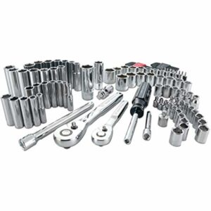 Craftsman 1/4 and 3/8 in. drive Metric and SAE 6 Point Mechanic's Tool Set 105 pc