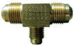 Anderson 3/8 in. Threaded X 3/8 in. D Threaded Brass Flare Reducing Tee