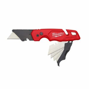 Milwaukee Fastback 6-3/4 in. Press and Flip Folding Utility Knife Red - Image 2