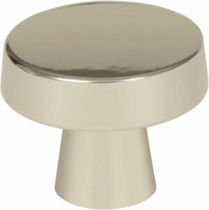 Amerock Blackrock Round Cabinet Knob 1-5/16 in. D 1-1/16 in. Polished Nickel