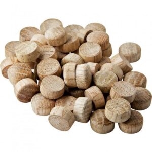 Wolfcraft Round Oak Head Plug 1/2 in. D X 0.3 in. L Natural 25-Pack - Image 3