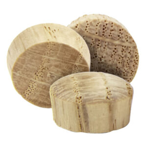 Wolfcraft Round Oak Head Plug 1/2 in. D X 0.3 in. L Natural 25-Pack - Image 2