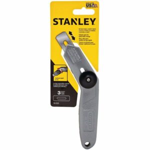 Stanley 6-1/2 in. Retractable Carpet Knife Black/Gray 10-525