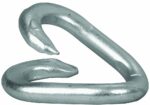 Campbell Zinc-Plated Low Carbon Steel Repair Lap Link 400 lb 1-1/4 in. L (10-pk)