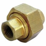 ATC 3/4 in. FPT X 3/4 in. D FPT Yellow Brass Union