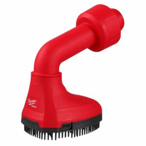 Milwaukee AIR-TIP 1-1/4" - 2-1/2" Swivel Palm Brush Wet/Dry Vac Brush Kit 5 pc