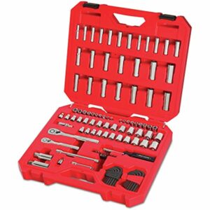 Craftsman 1/4 and 3/8 in. drive Metric and SAE 6 Point Mechanic's Tool Set 105 pc - Image 2
