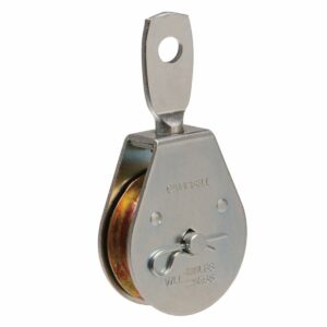 Campbell T550302 2" Swivel Eye Single Sheave Heavy Duty Steel Pulley
