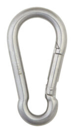 Campbell Chain 0.66 in. Dia. x 3-7/8 in. L Polished Steel Spring Snap 320 lb.