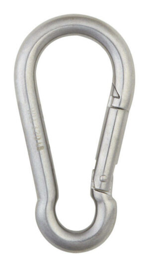 Campbell Chain 0.66 in. Dia. x 3-7/8 in. L Polished Steel Spring Snap 320 lb.