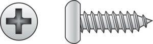 HILLMAN No. 10 Ga. X 2-1/2 in. L Phillips Pan Head Sheet Metal Screws 50 pk
