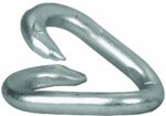 Campbell Zinc-Plated Low Carbon Steel Repair Lap Link 125 lb 3/4 in. L 10-Pack