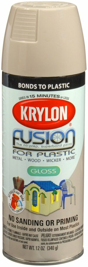 Krylon Gloss Buttercream Fusion Spray Paint 12 oz K02334001