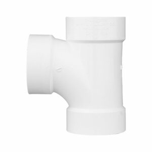 Charlotte Pipe Schedule 40 4 in. Hub X 4 in. D Hub PVC Sanitary Tee - Image 5