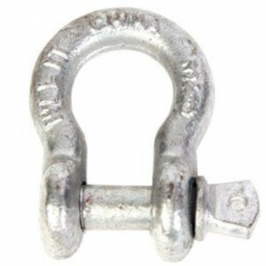 Koch Industries Hot Dipped Galvanized Steel Anchor Shackle 1500 lb 5/16 in. L
