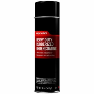 Bondo Rubberized Undercoat Black Rubber Coating, 18 oz. Aerosol - Image 4