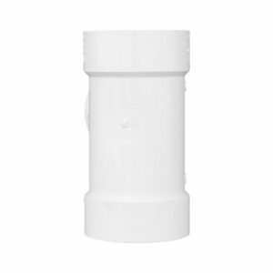 Charlotte Pipe Schedule 40 4 in. Hub X 4 in. D Hub PVC Sanitary Tee - Image 3