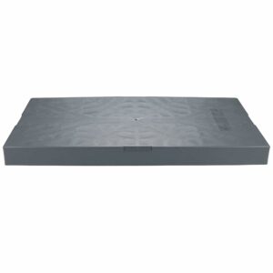 DiversiTech Condenser Pad 38 in. W X 3 in. H Gray