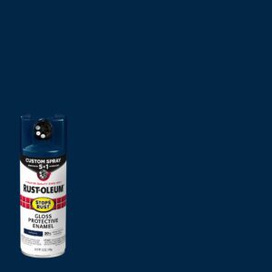 Rust-Oleum Custom Spray 5-in-1 Gloss Navy Blue Spray Paint 12 oz (Case of 6) - Image 2