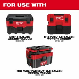 Milwaukee 5.1 in. L X 5.1 in. W Shop Vac Wet/Dry Vac Filter 49-90-2015 - Image 2