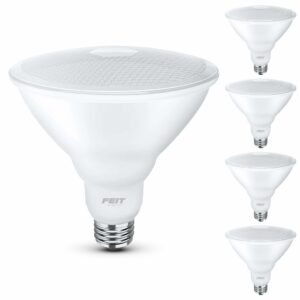 Feit Enhance PAR38 E26 (Medium) LED Bulb Daylight 75 Watt Equivalence 4 pk - Image 2