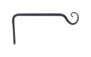 Panacea Black Wrought Iron 3-1/4 in. H Straight Plant Hook 89406