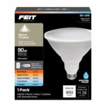 Feit PAR38 E26 (Medium) LED Bulb Adjustable White 90 Watt Equivalence