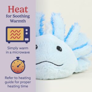 Warmies Axolotl Stuffed Animals Blue - Image 4