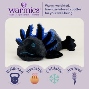 Warmies Axolotl Stuffed Animals Black - Image 2