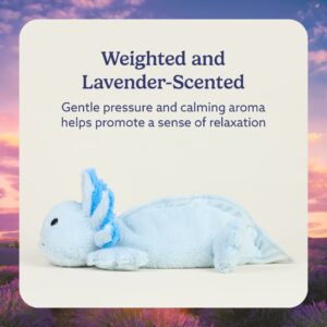 Warmies Axolotl Stuffed Animals Blue - Image 3