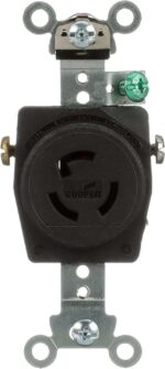 EATON Wiring CWL515R 15 Amp 125V L5-15 Industrial Receptacle