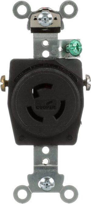 EATON Wiring CWL515R 15 Amp 125V L5-15 Industrial Receptacle