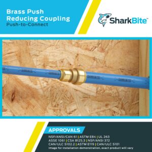 SharkBite Push to Connect 1 in. 1-1/4 in. D Reducing Coupling UXL013528 - Image 5